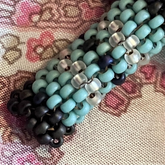 HAND CRAFTED BOHEMIAN BEADED EARRINGS *NEW *JAPANESE GLASS BEADS *LIGHTWEIGHT - Picture 4 of 6